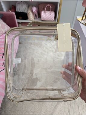 Clear makeup bag